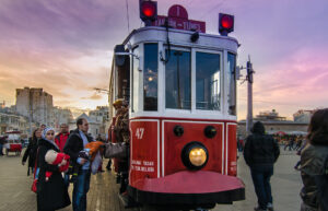 A Tram in Istanbul