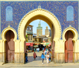 The Blue Gate in Fez