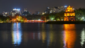 Hoan Kiem Lake in Hanoi