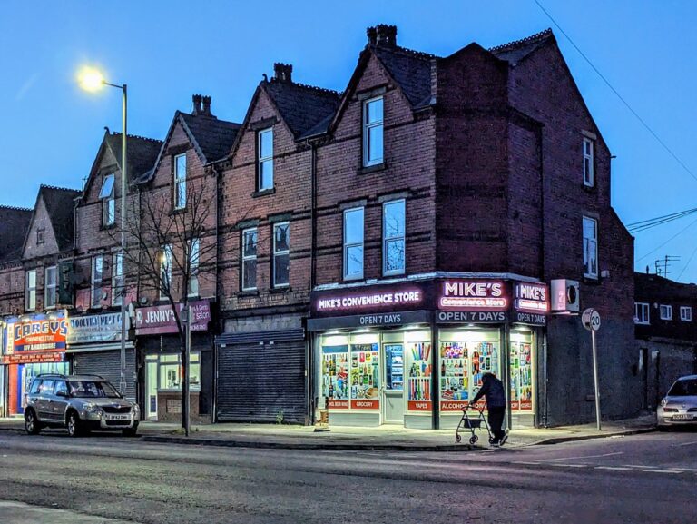 Twilight Tales: Capturing Life at a Corner Store