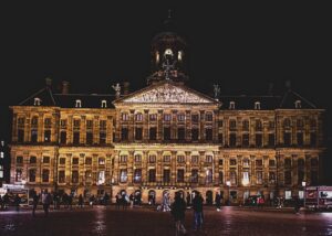 The Royal Palace in Amsterdam