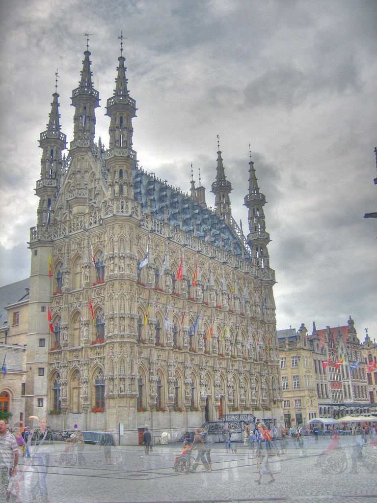 Ghostly Elegance: Capturing Leuven’s Timeless Town Hall
