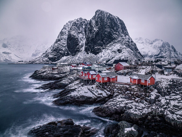 Scarlet Cabins on a Silver Stage: Photographing Hamnøy in Lofoten, Norway