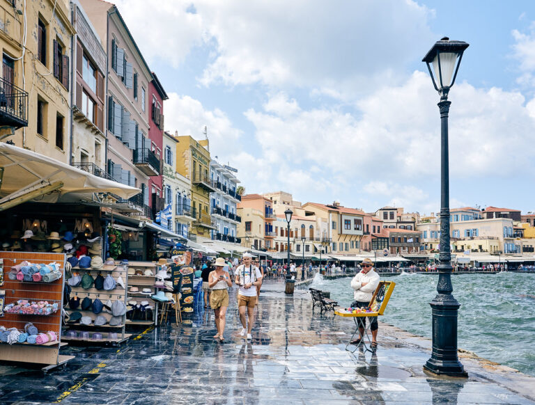 Chania’s Magic: Reflections, Colors, and Captured Moments