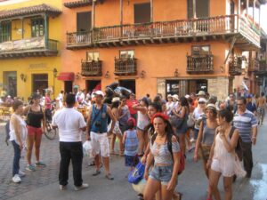 Plaza Santo Domingo in Cartagena