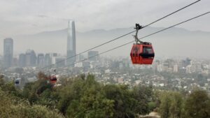 Cable Car to Cerro San Cristóbal in Santiago
